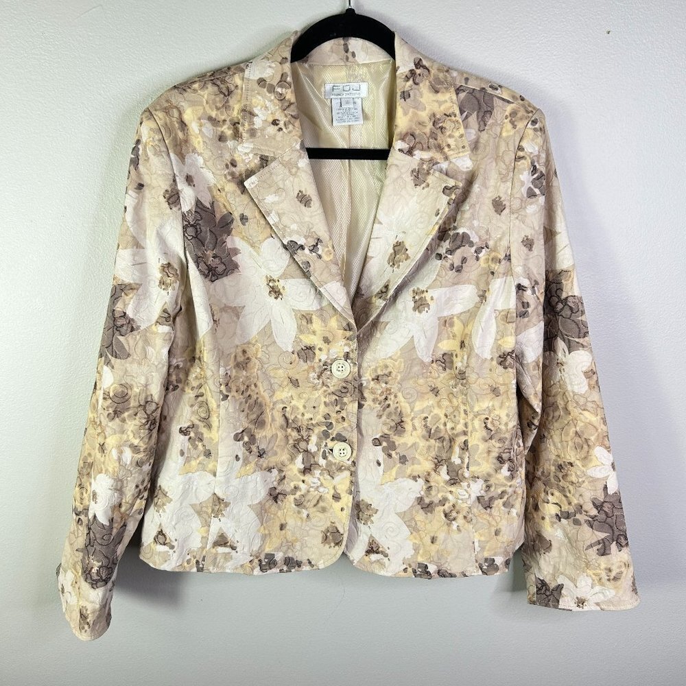 FDJ French Dressing Women's Floral Jacket Size 16